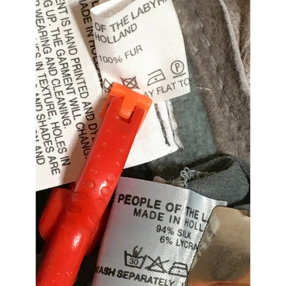 The People of the Labyrinths shearling and Silk Eagle Jacket - Picture 11 of 13